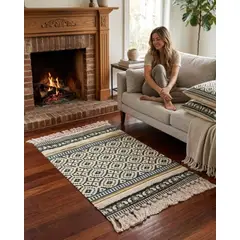GENERICO - Alfombra Estampada Tufting 60x90 cm con Relieve