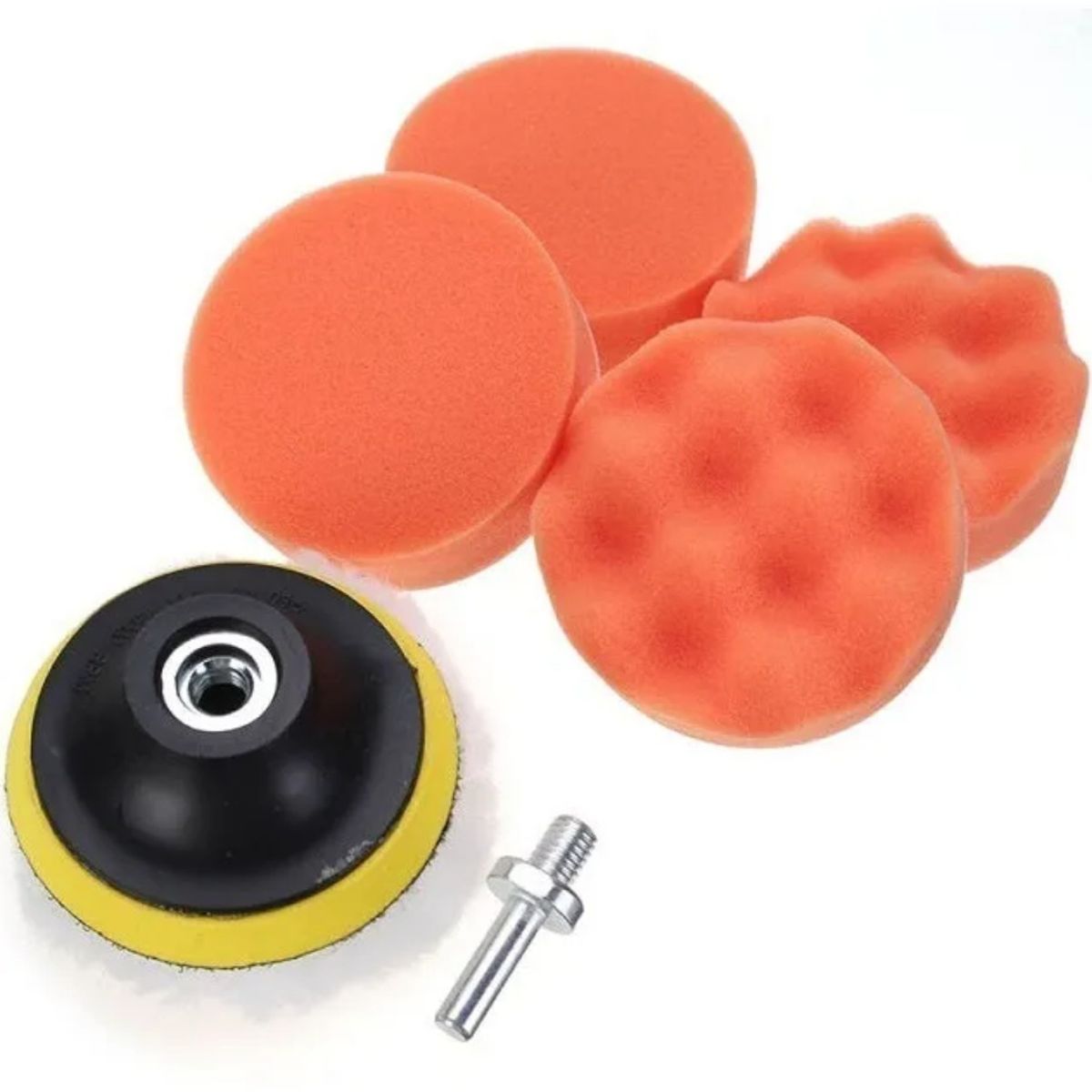 GENERICO - Pulidores 7 Accesorios Esponja Lana Autos Vehiculos Motos