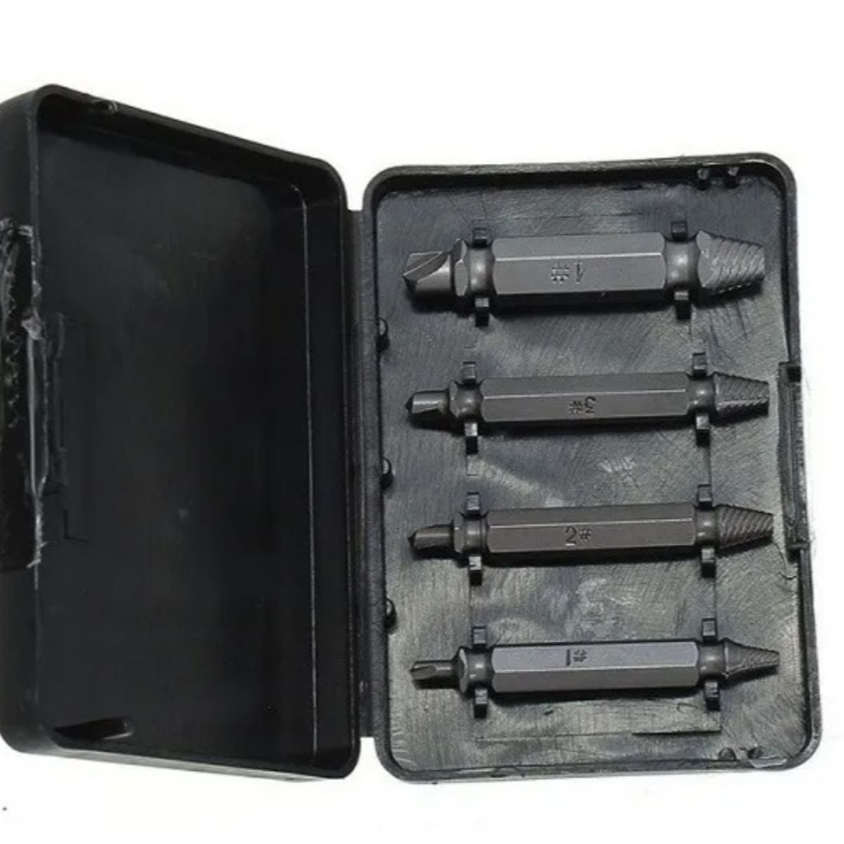 4 Extractor Remover Tornillos Pernos Rotos Rodados, marca GENERICO - Foto 2