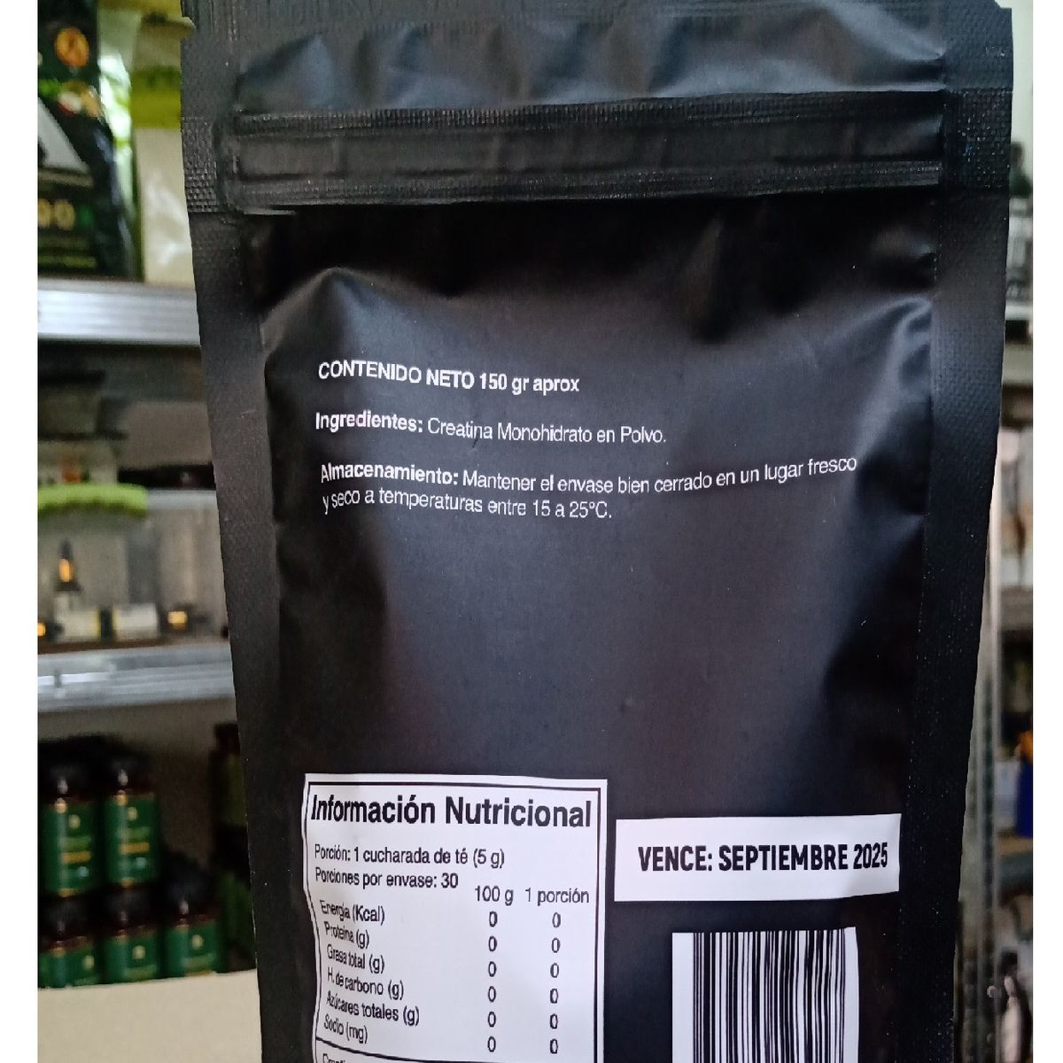 ZEO SPORT - Pack Creatina Monohidratada Pura Zeo 300 Gr 2x150 Doypack