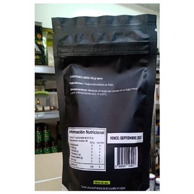 Imagen 2 del producto Pack Creatina Monohidratada Pura Zeo 300 Gr 2x150 Doypack