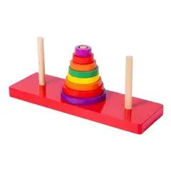 GENERICO - Juguete Madera Rompecabezas Torre De Hanói