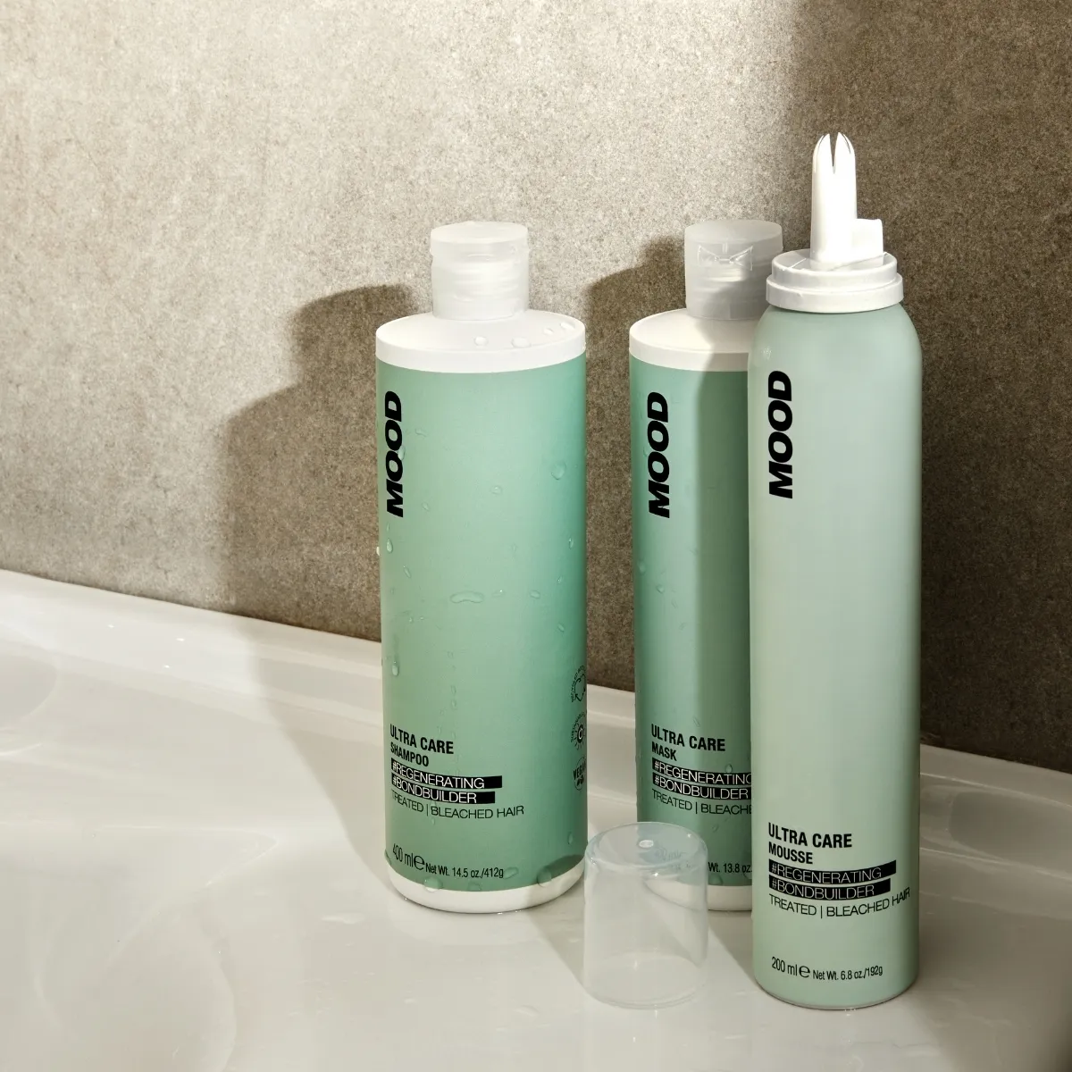 MOOD - Mousse Restaurador Cabello Decolorado Ultra Care Mood