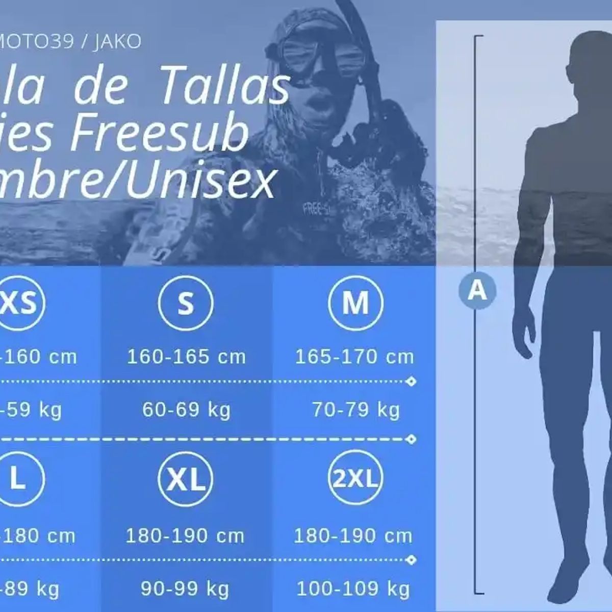 AQUASPORT - Traje FREESUB Jungle 9mm