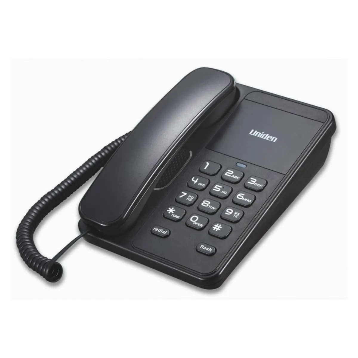 UNIDEN - Telefono Fijo Sobre Mesa Uniden AS7202 Negro