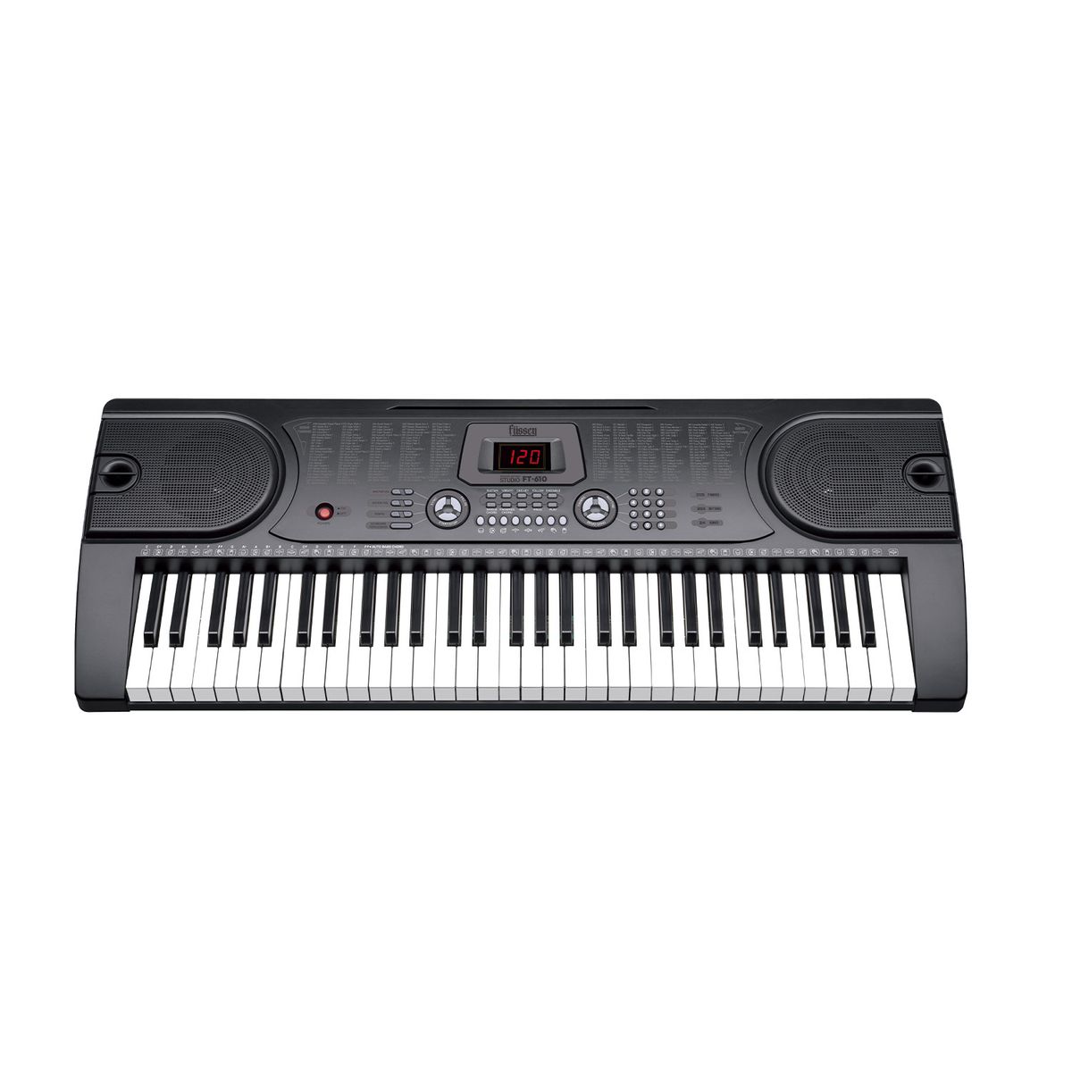 FUSSEN - Teclado Musical Electronico FT-610 61 Teclas 255 Ritmos