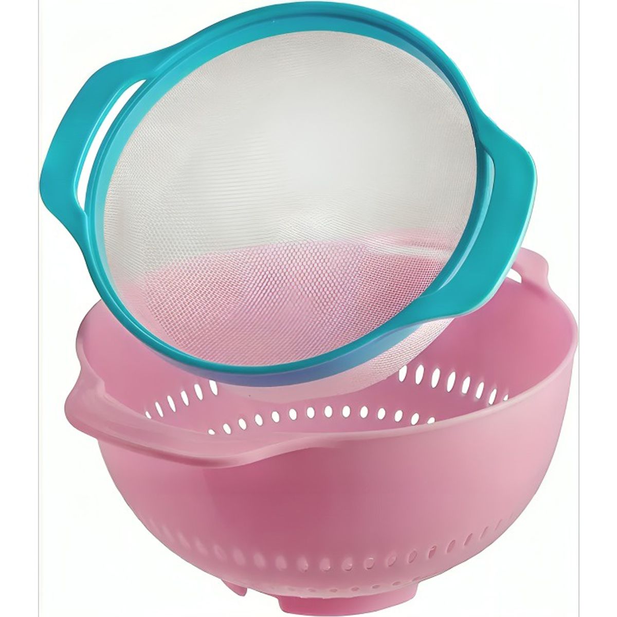 GENERICO - Set De Tazas Medidoras Cernidor Colador Bowl Cocina