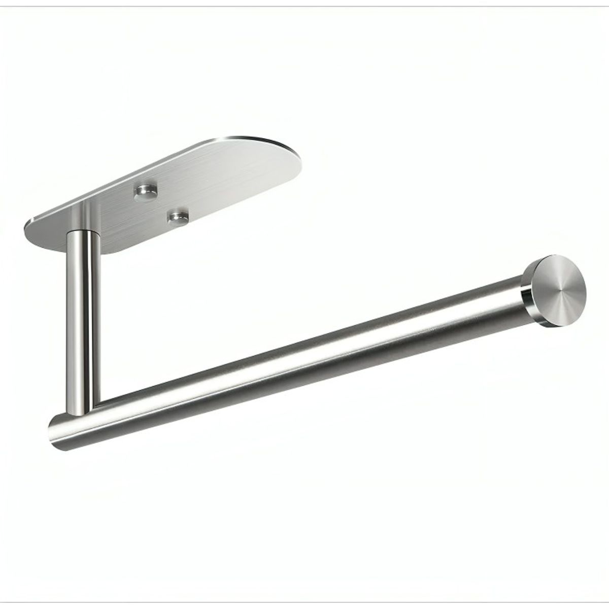 GENERICO - Portarollos Toalla De Papel Nova De Acero Inox Autoadhesivo