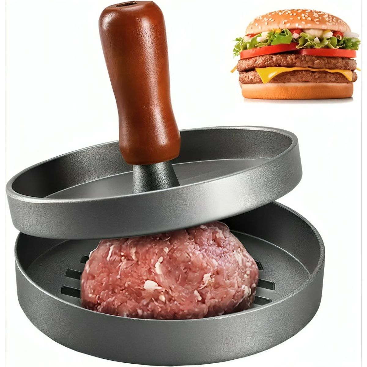 GENERICO - Prensa Para Hamburguesas Asado Parrilla