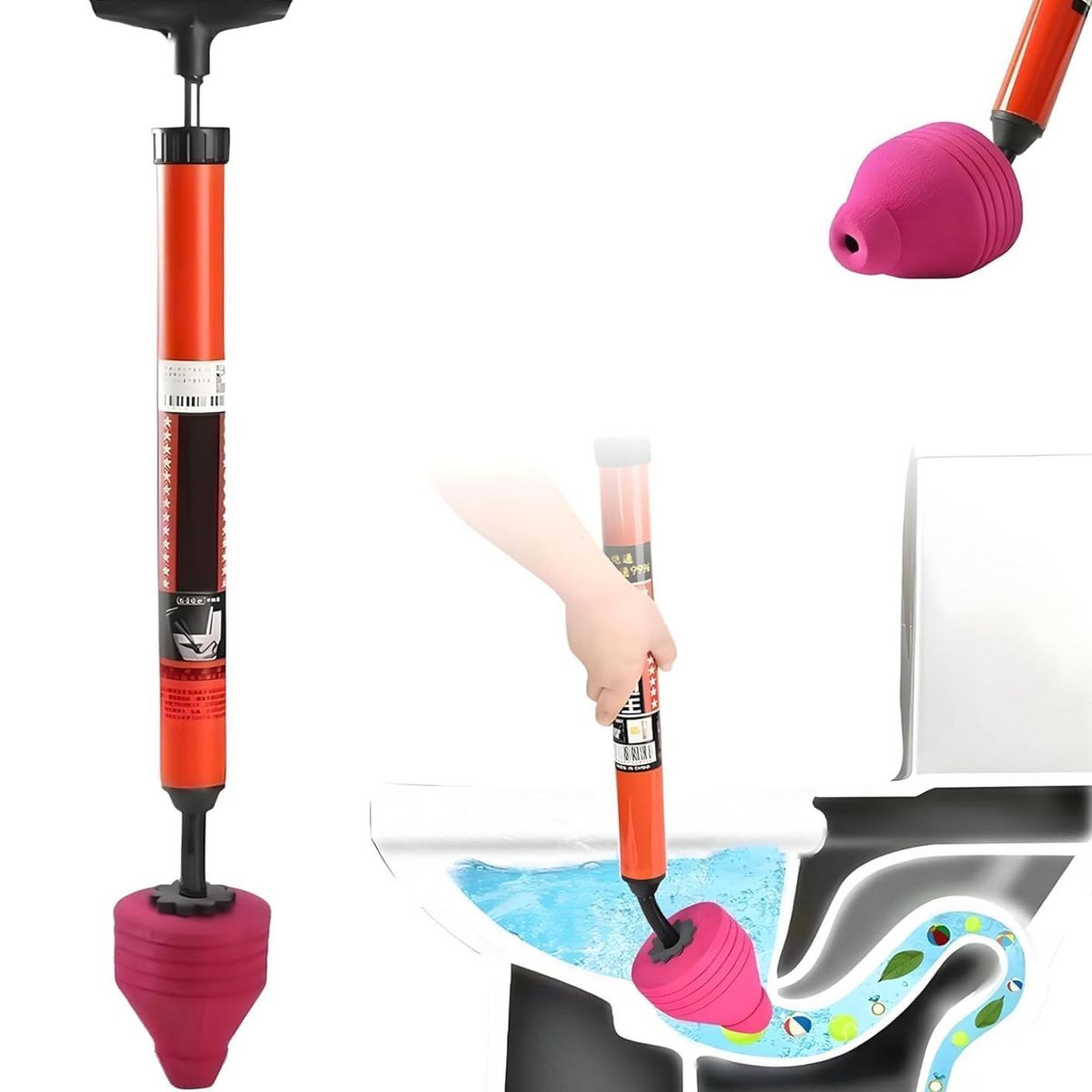 ATURE - Destapador De Alta Presión Rápido Para Inodoro