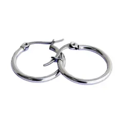 GENERICO - Aros Argolla De Acero Quirúrgico Hipoalergénicas 2cm