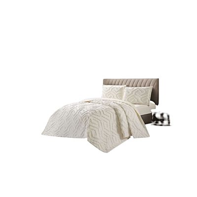 Imagen 2 del producto CUBRECAMA QUILT VERANO TUFTING 2 PLAZAS BLANCO