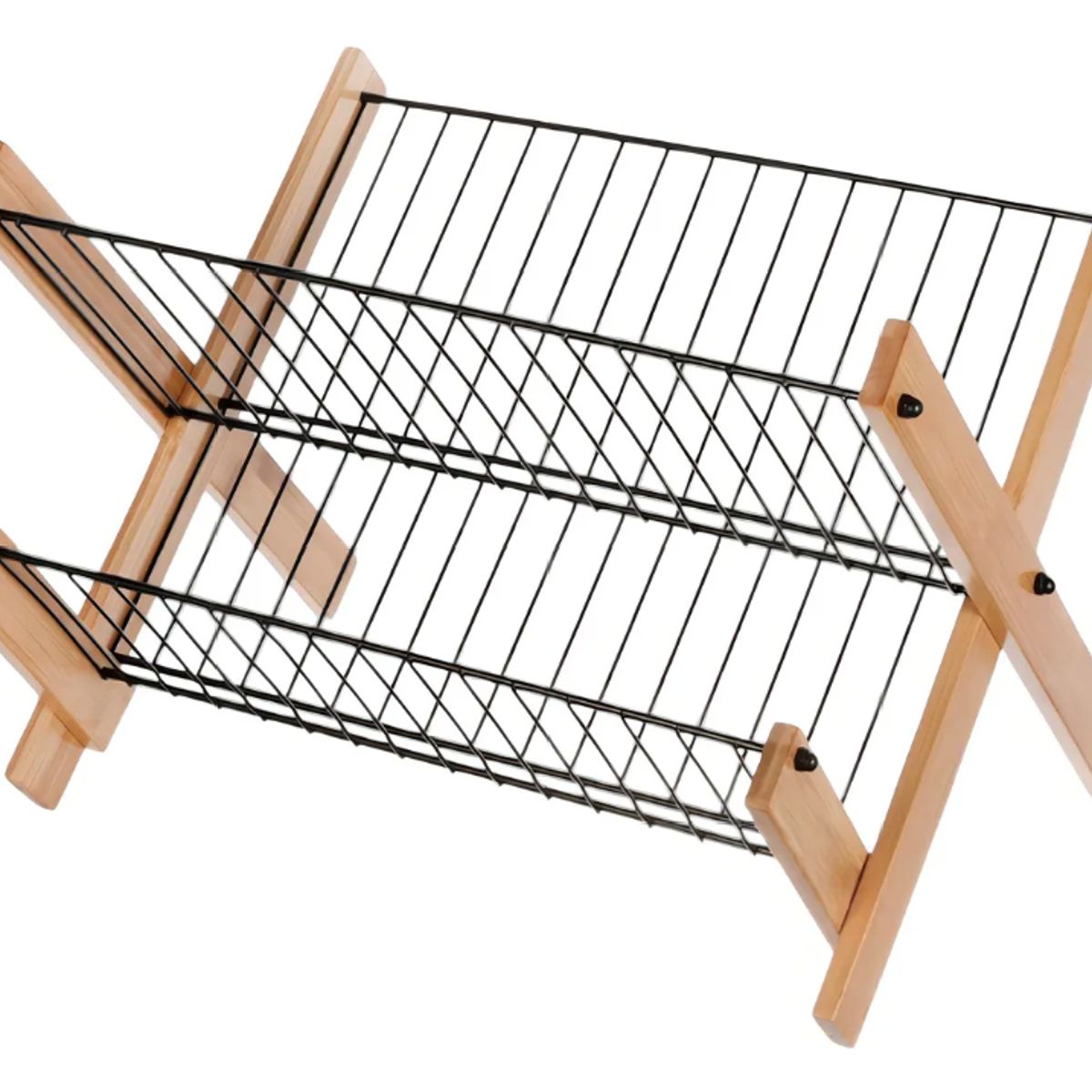 REGALITOLINDO CL - Secaplatos Plegable Madera de Bambú 29x39 cm