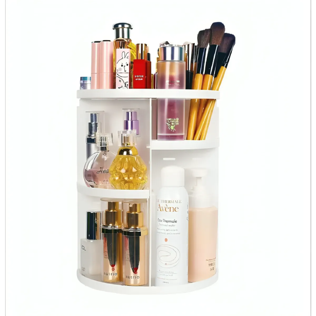 GENERICO - Organizador De Maquillaje Cosmetiquero Giratorio 360 Grados