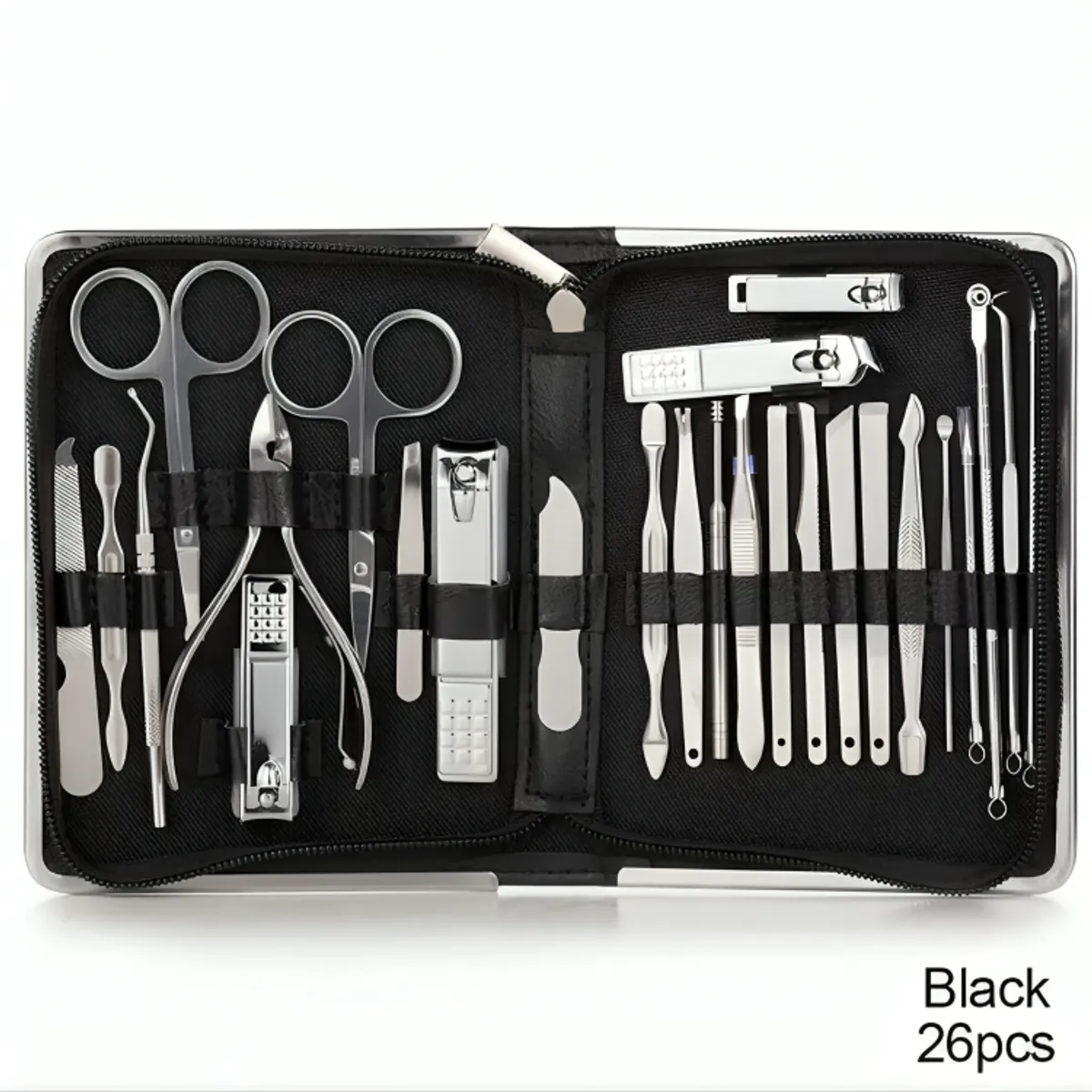 GENERICO - Set Herramientas Manicure Pedicura Kit Uñas 26 Piezas