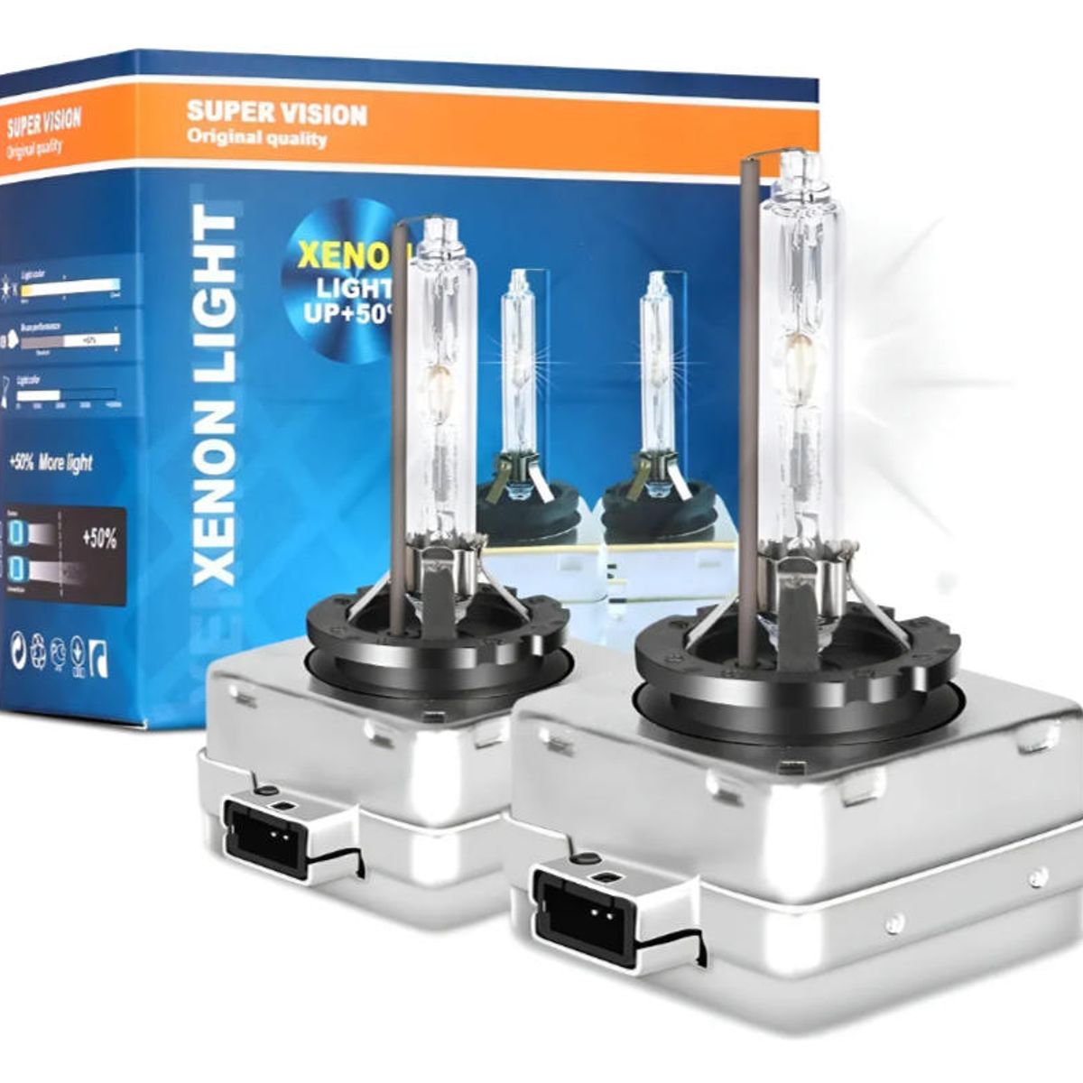 ATURE - 2pcs Ampolletas Delanteras Xenon 35w D1s 6000k