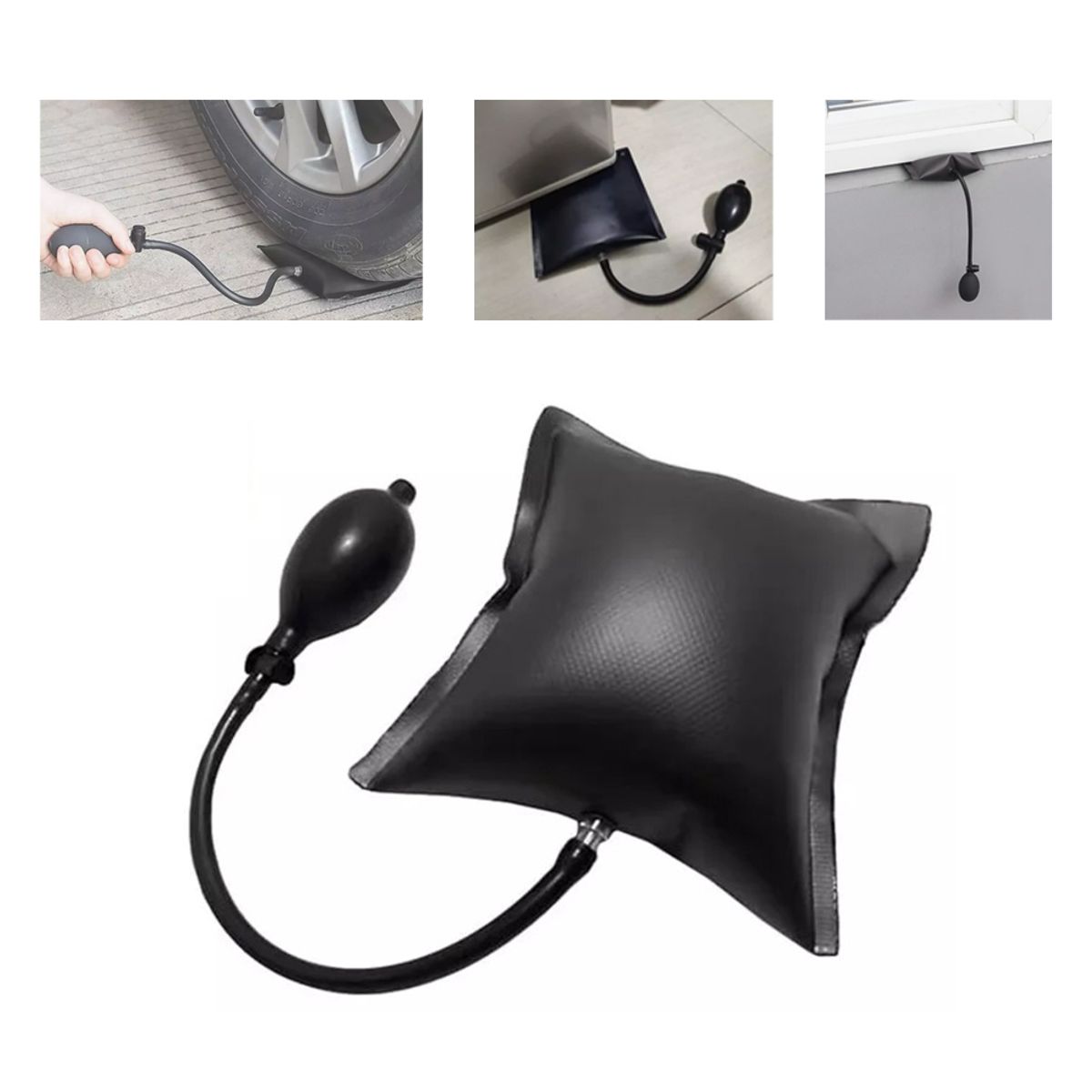 KINDA NICE - Cojín Bolsa Bomba Cuña Inflable De Aire Para Coche Puerta