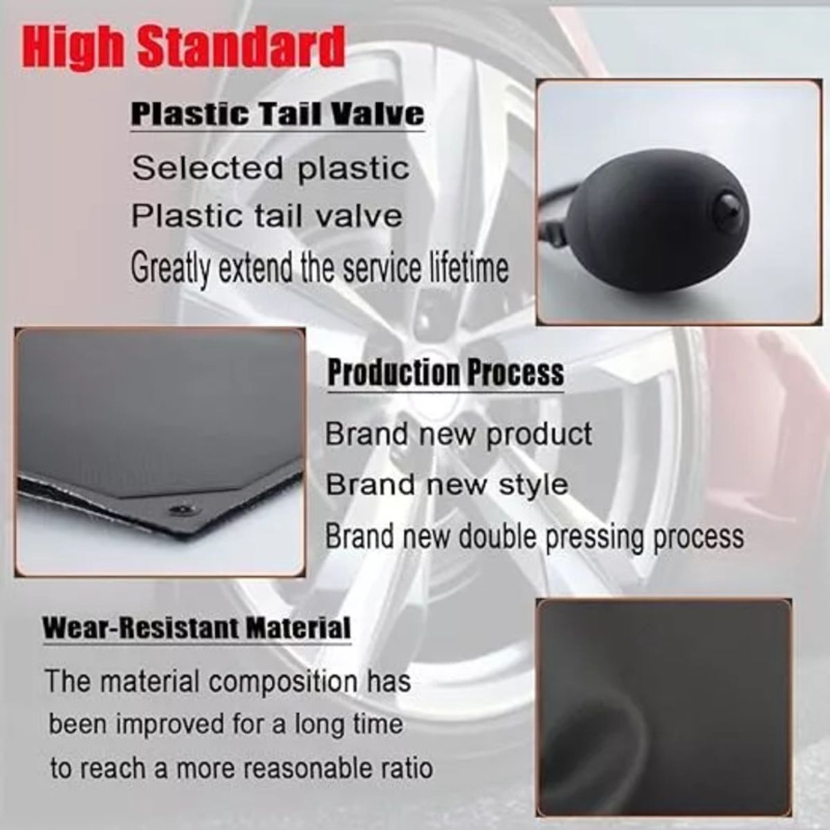 KINDA NICE - Cojín Bolsa Bomba Cuña Inflable De Aire Para Coche Puerta