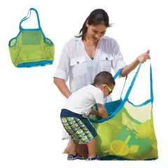 KUANGYE - Bolsa bolso de playa para acampar juguetes de baño grandes