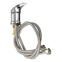 Llave Monomando Peluquería Grifo Lavapelo Acero Inox