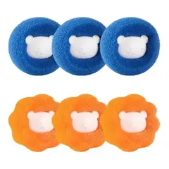 GENERICO - 6 Bolas Atrapa Pelos De Mascota Perro Gato En Lavadora