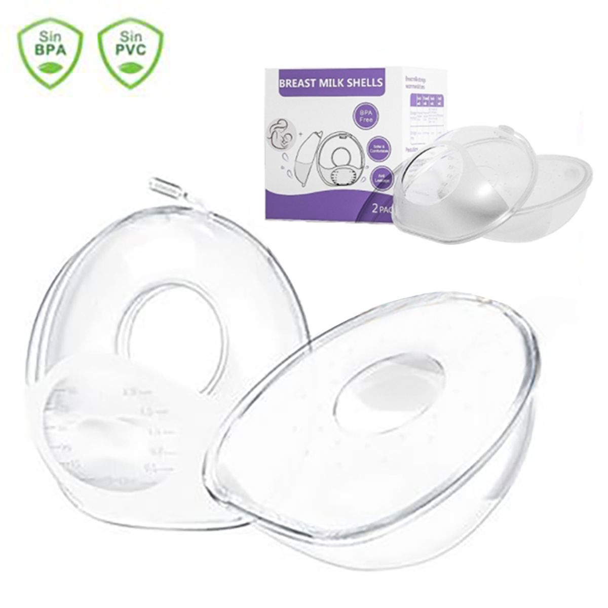 ZSPK - Conchas Recolectoras De Leche Materna Silicona Alimentaria