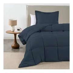 CANNON - Plumón Single Apto 1pl Y 1.5 Pl Softwash 185x250 Piedra