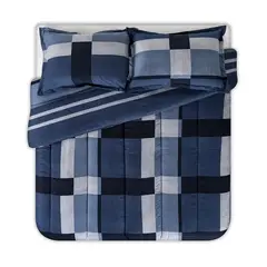 CANNON - Plumón Reversible Super Soft Super King 280x240 Cm Bluemoon