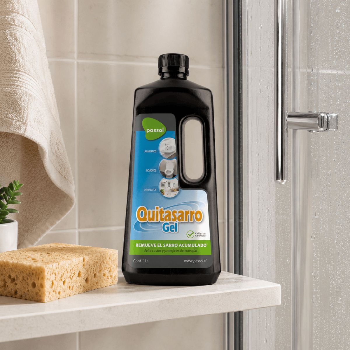 Quita sarro gel 1 litro Passol Mimbral, marca PASSOL - Foto 2