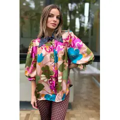 BLANCA SOFIA - Blusa Rafaela Colorful Flowers