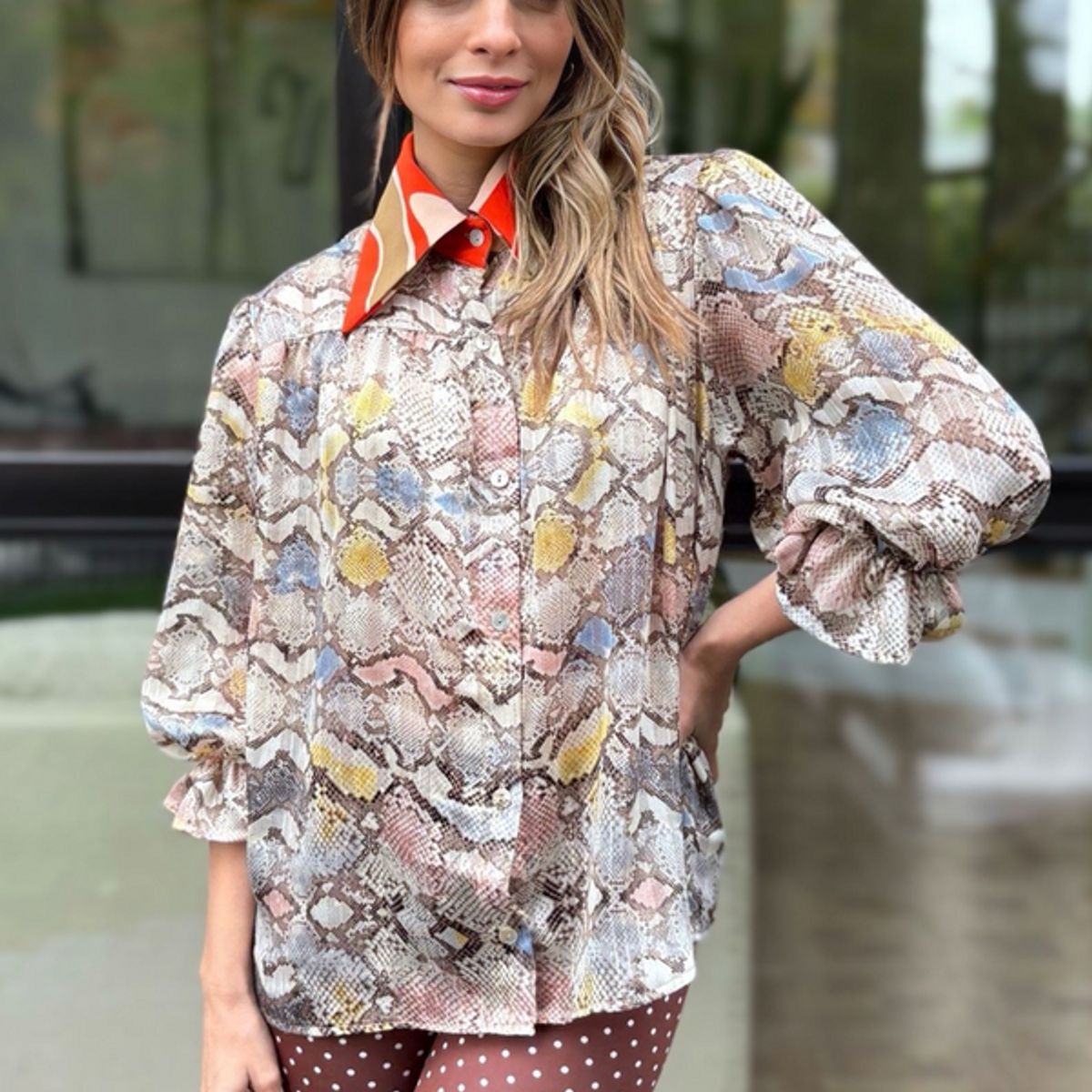 BLANCA SOFIA - Blusa Rafaela Colorful Print