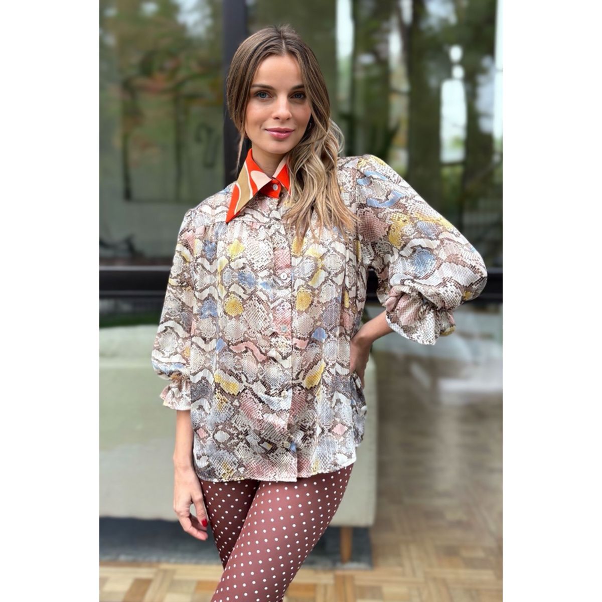 BLANCA SOFIA - Blusa Rafaela Colorful Print