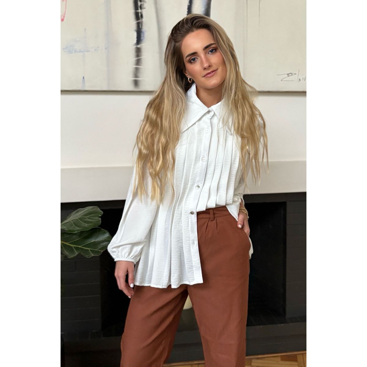 BLANCA SOFIA - BLUSA GARDENIA WHITE