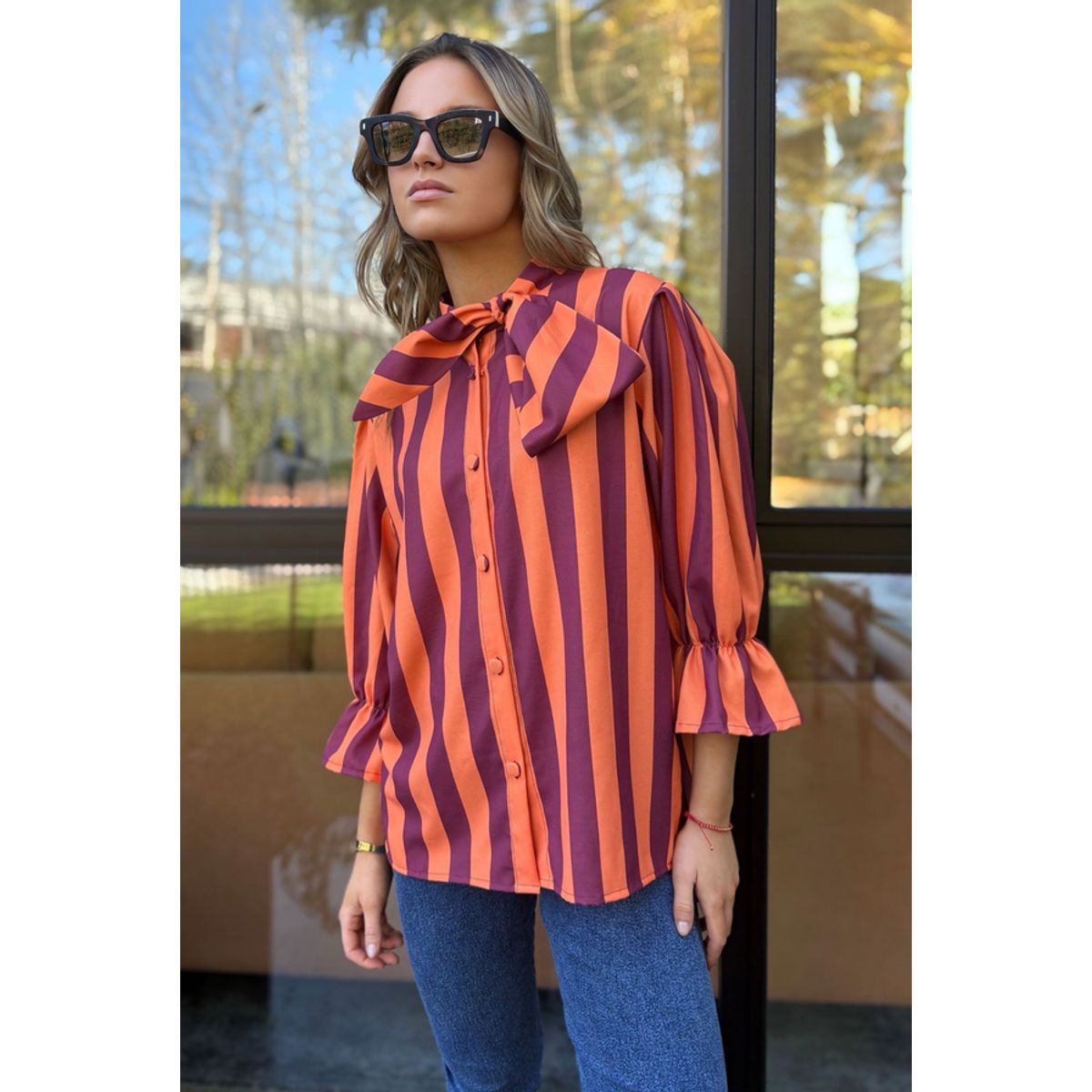 BLANCA SOFIA - BLUSA SANTORINI ORANGE