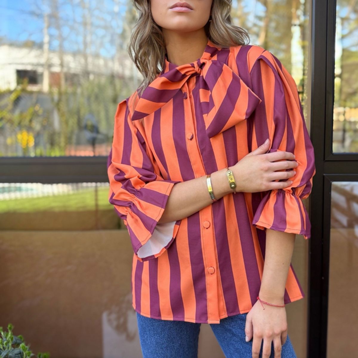 BLANCA SOFIA - BLUSA SANTORINI ORANGE