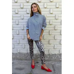 BLANCA SOFIA - Blusa Grecia Rayas Dark Green