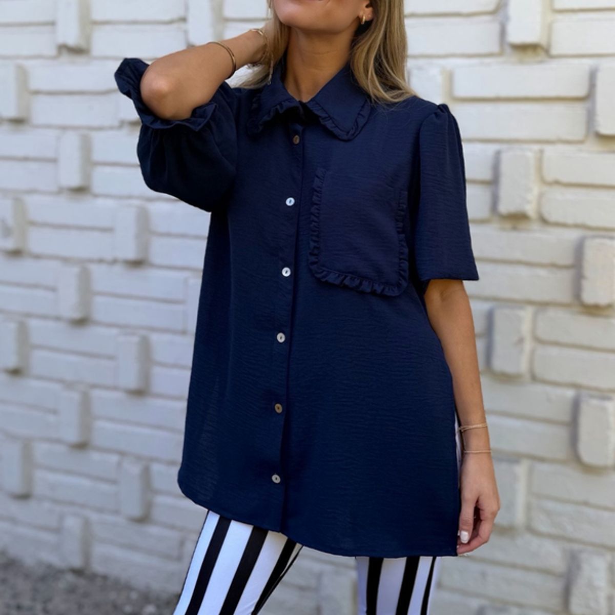 BLANCA SOFIA - Blusa Málaga Dark Blue