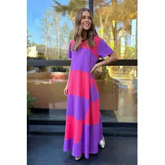 BLANCA SOFIA - PRE VENTA VESTIDO DELFI PINKPURPLE