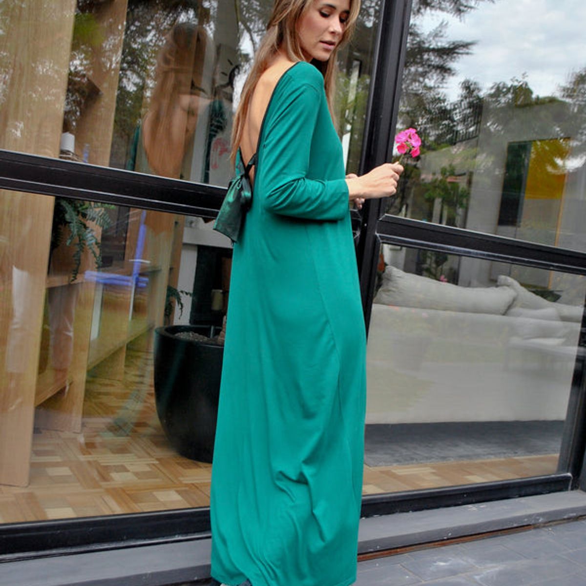 BLANCA SOFIA - Vestido Ginebra Green Winter