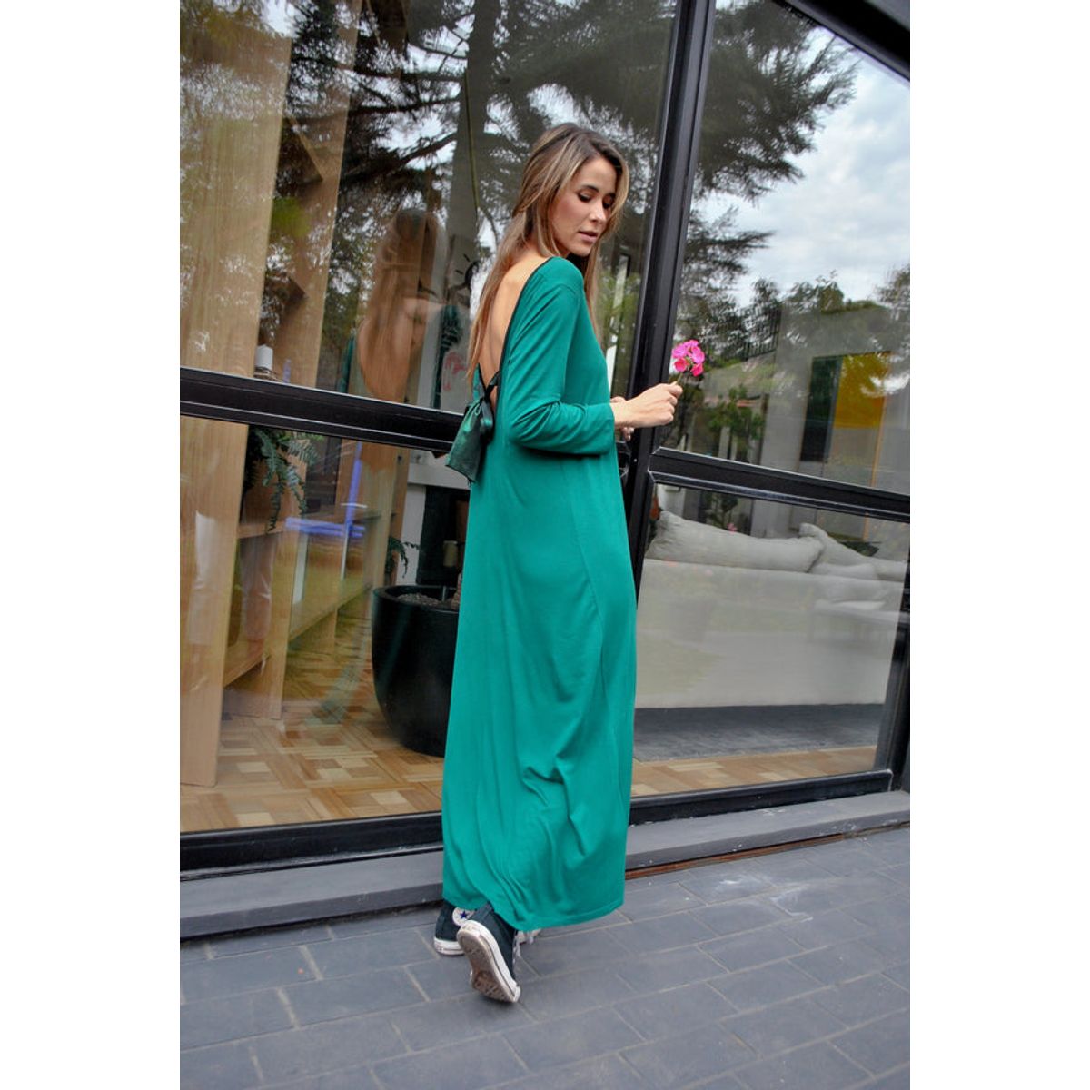 BLANCA SOFIA - Vestido Ginebra Green Winter