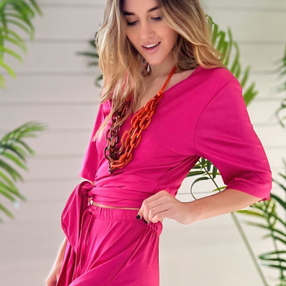 BLANCA SOFIA - Tapado Multiformas Renné Pink