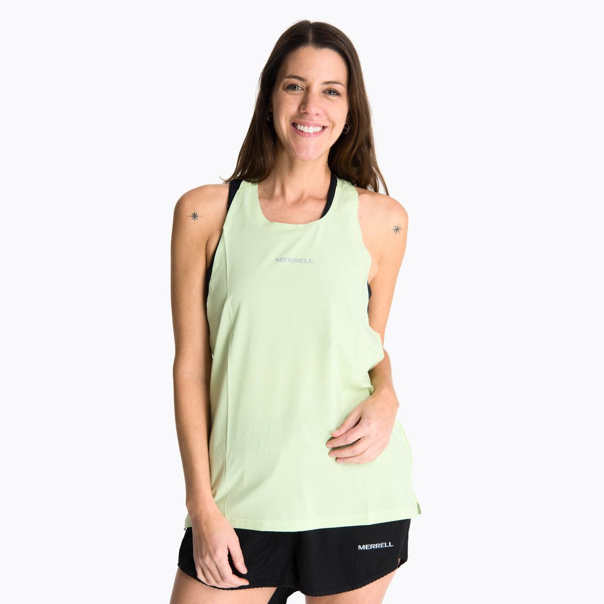 MERRELL - Polera Sin Mangas Mujer Otere Verde Claro MERRELL