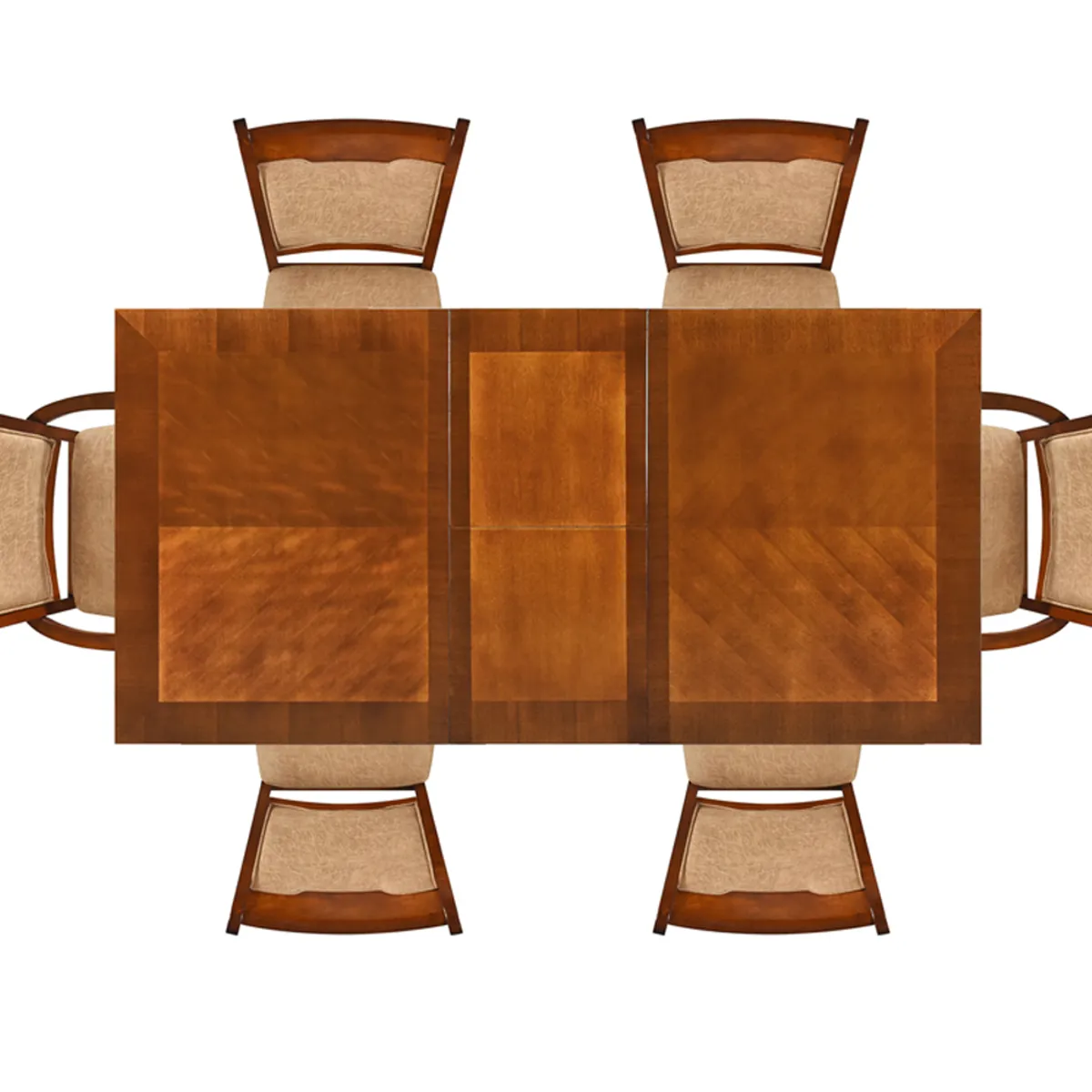 FURNITECH - Juego de Comedor Martina con extensión