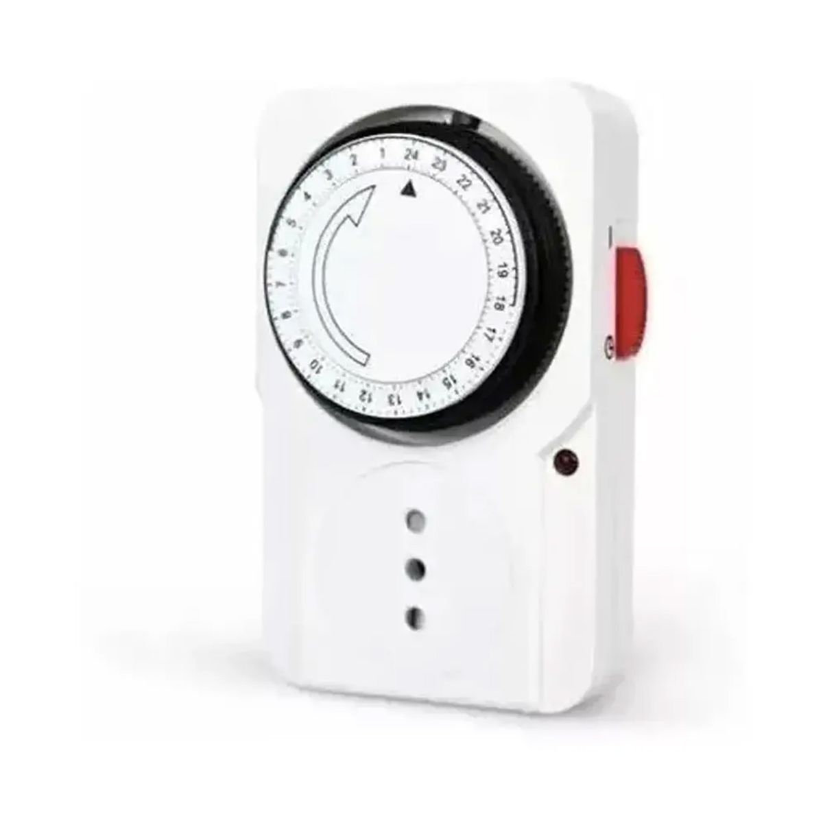 GENERICO - Temporizador Timer Analogico 24 Horas Adaptador