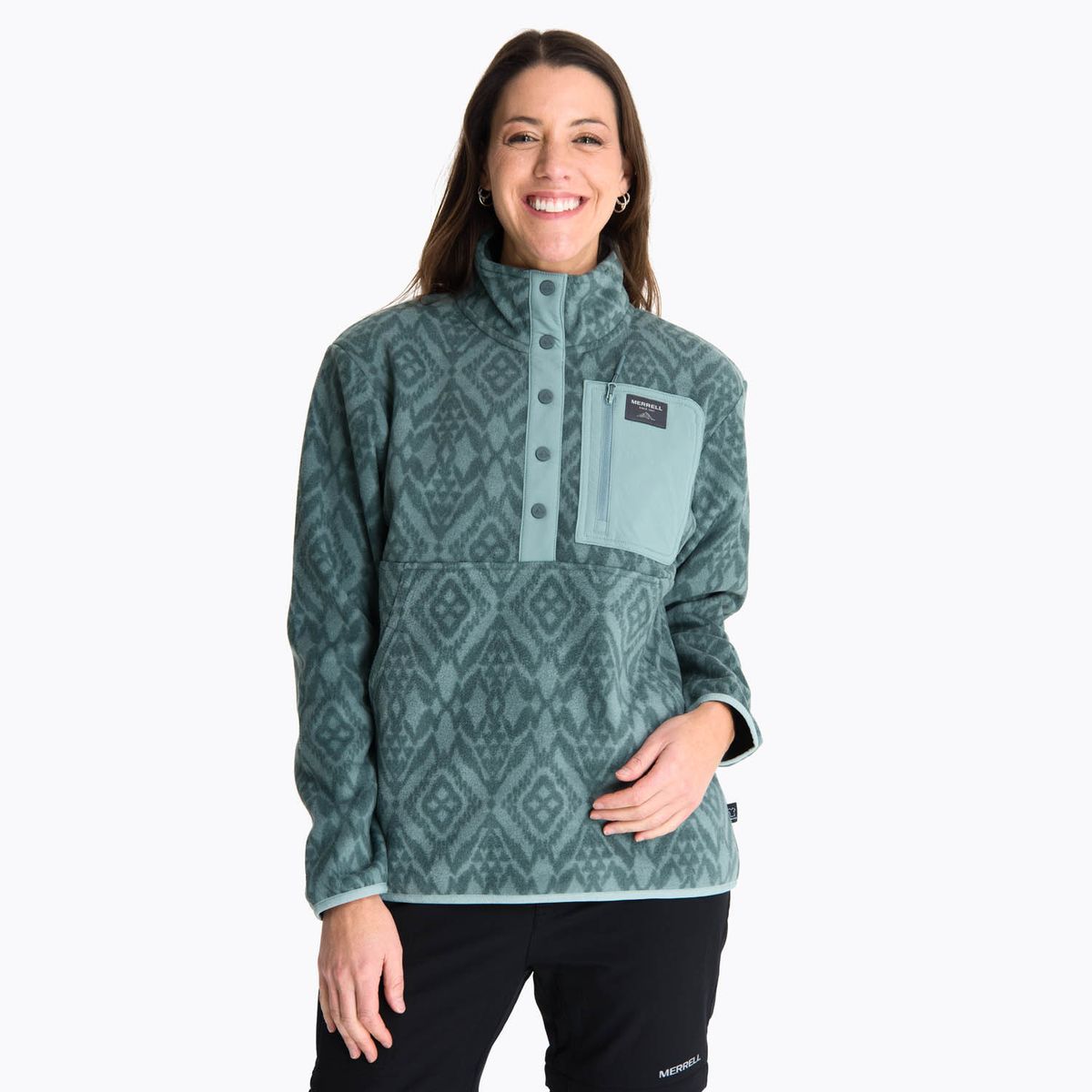 MERRELL - Polar Mujer Microfleece Paikea Verde Claro MERRELL