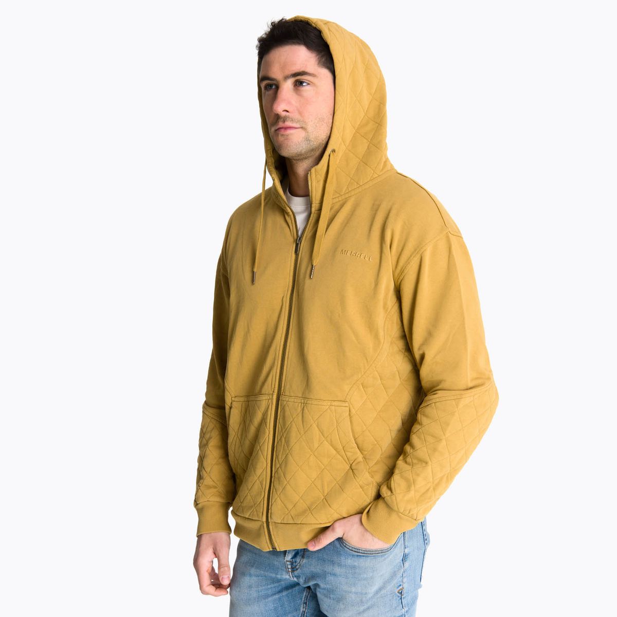 MERRELL - Poleron Hombre Russell Mostaza MERRELL