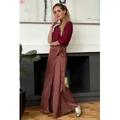 BLANCA SOFIA - Pollera Envolvente Brown