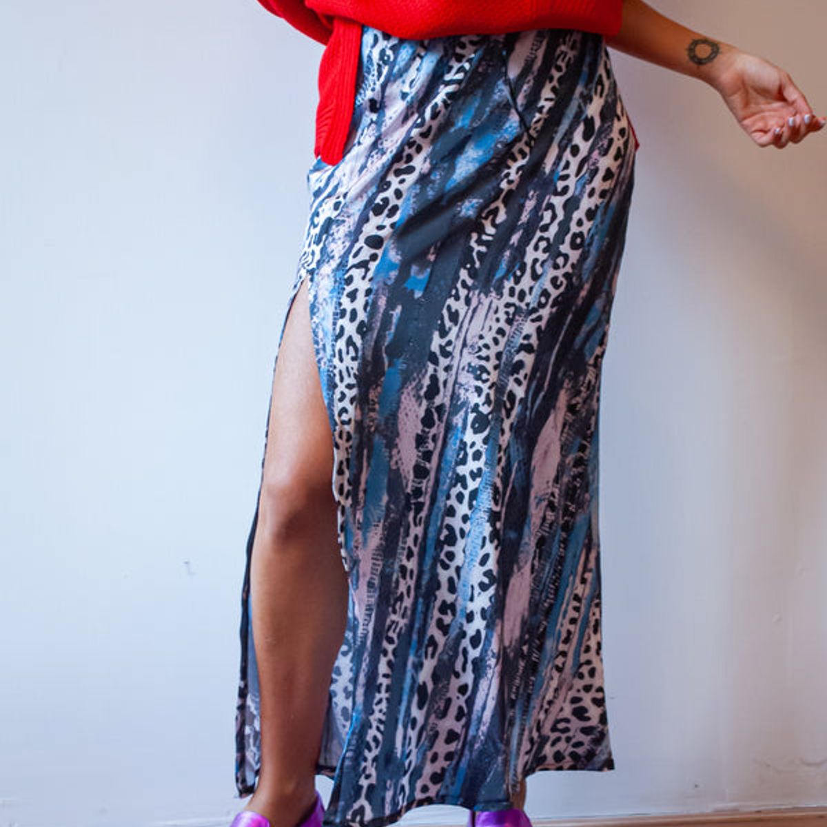 BLANCA SOFIA - Falda Midi Print