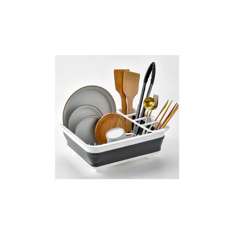 GENERICO - Escurridor De Platos Plegable Tapón De Drenaje