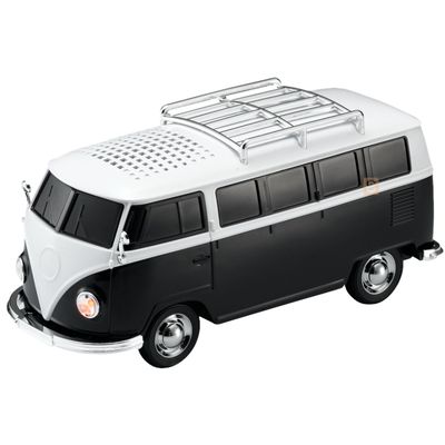 Imagen 2 del producto Parlante Bus Combi Sonido y Estilo Retro Negro - SC